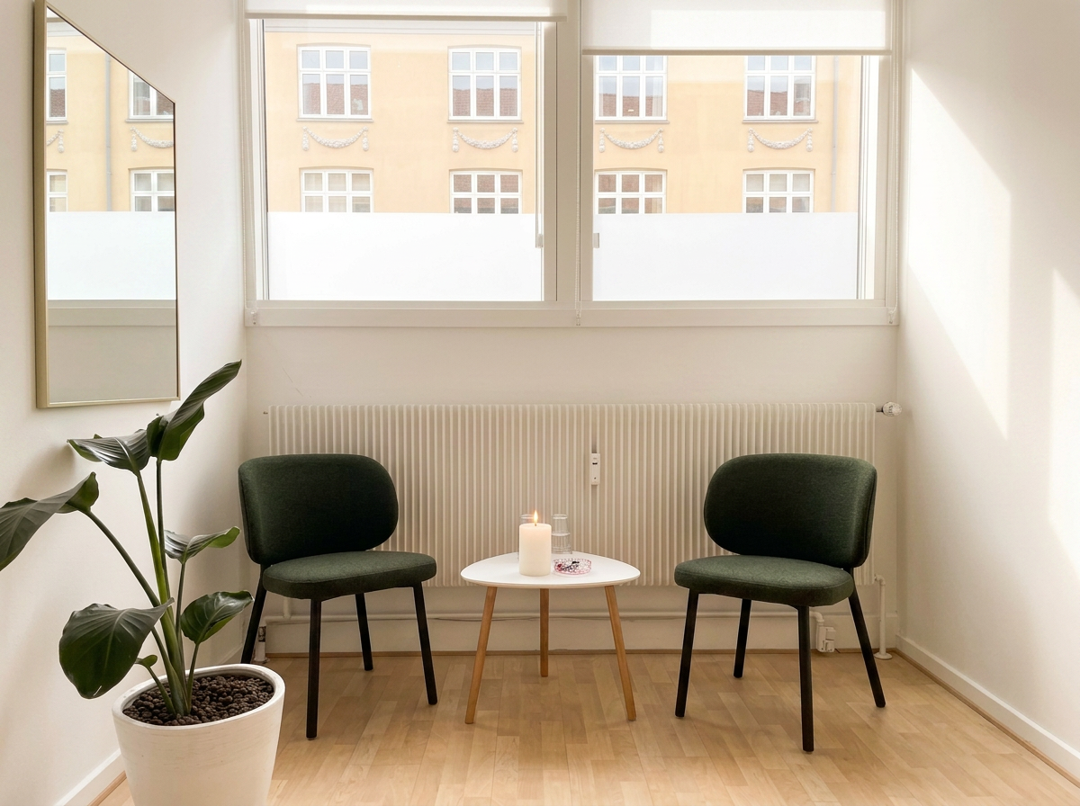 Et af klinikkens venteområder